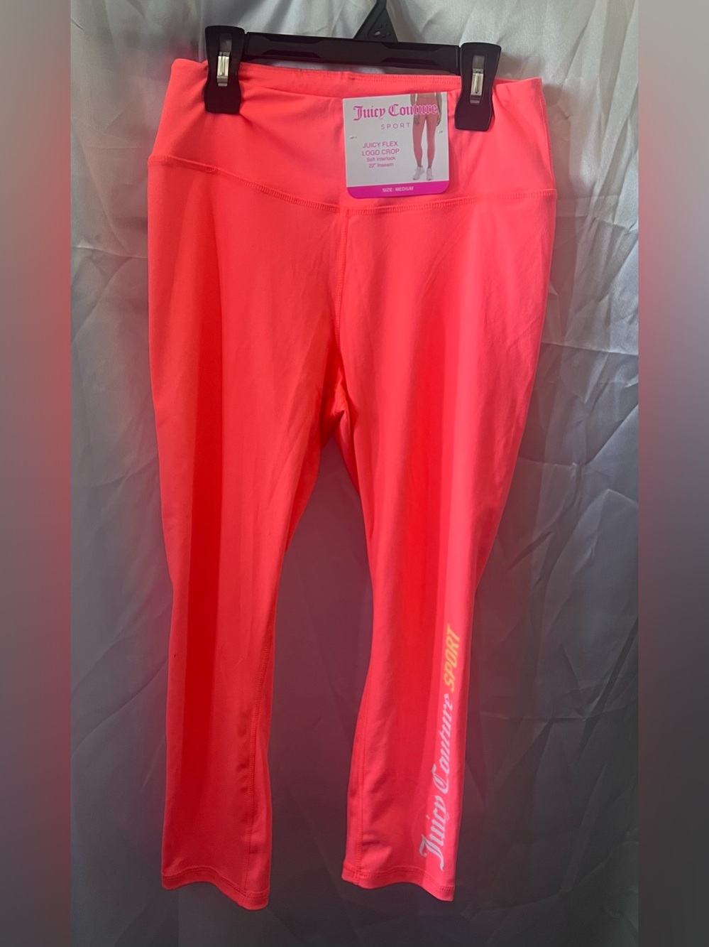 Juicy Couture Neon Coral Active Leggings